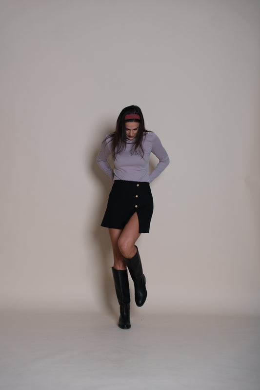 Décalé Mini Skirt Black