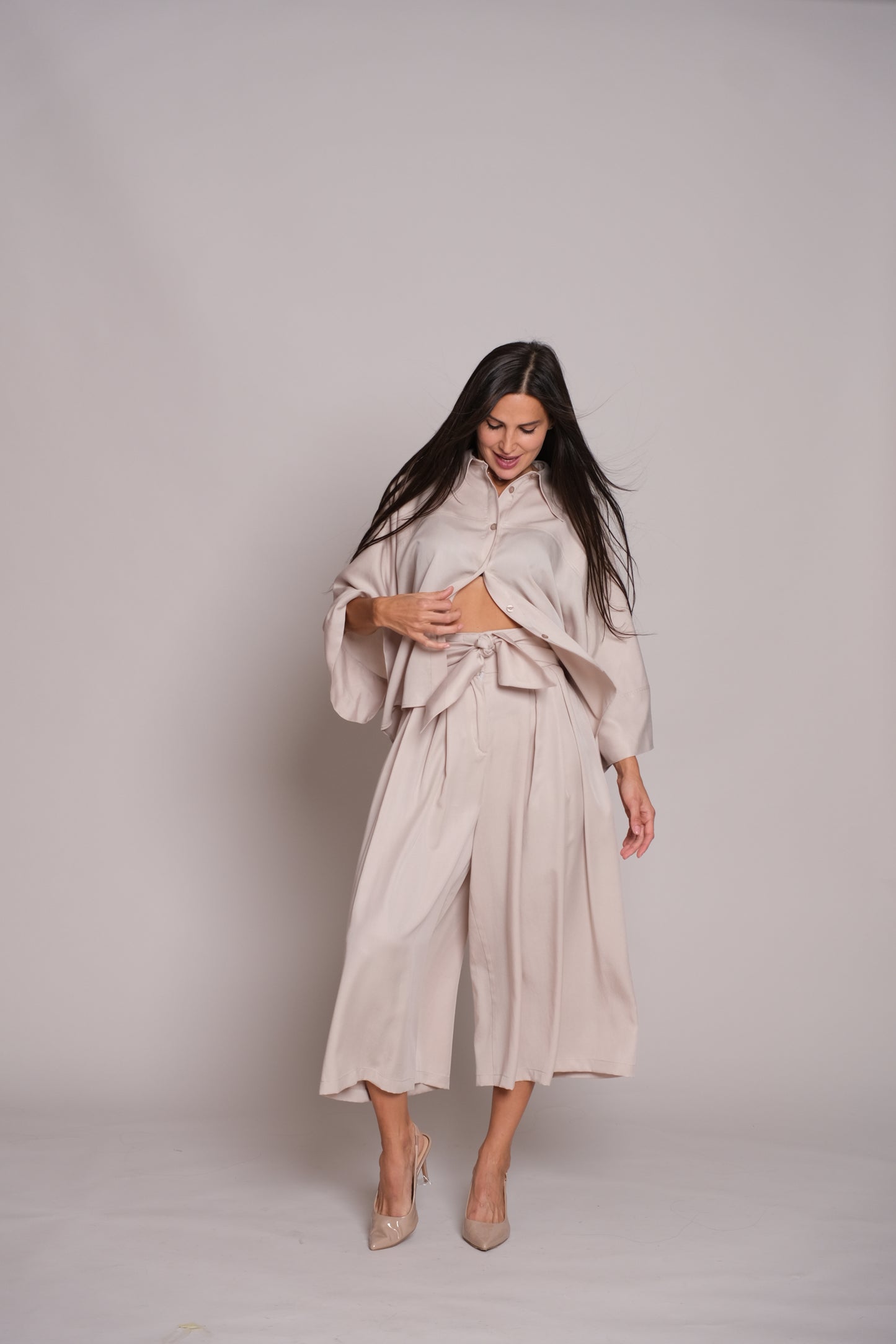 Kimono Shirt Beige