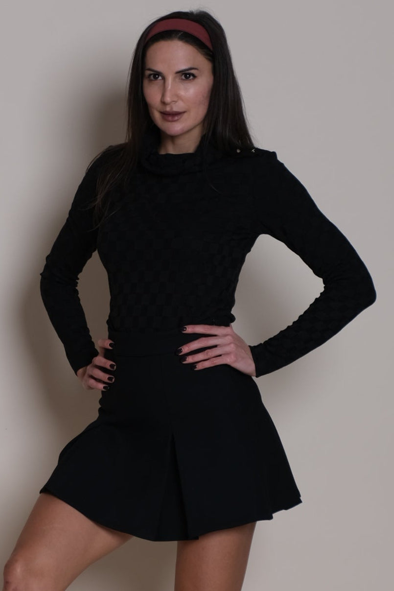 Geometrik Polo Black