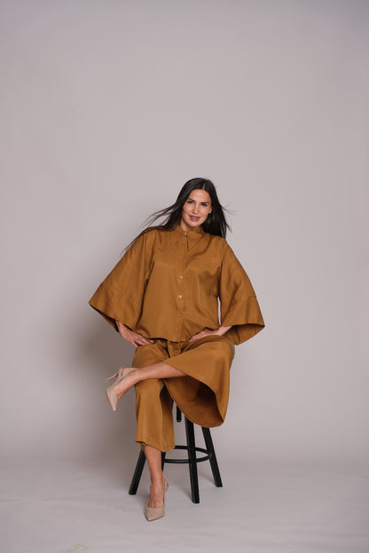  Flair Trousers Caramel Brown