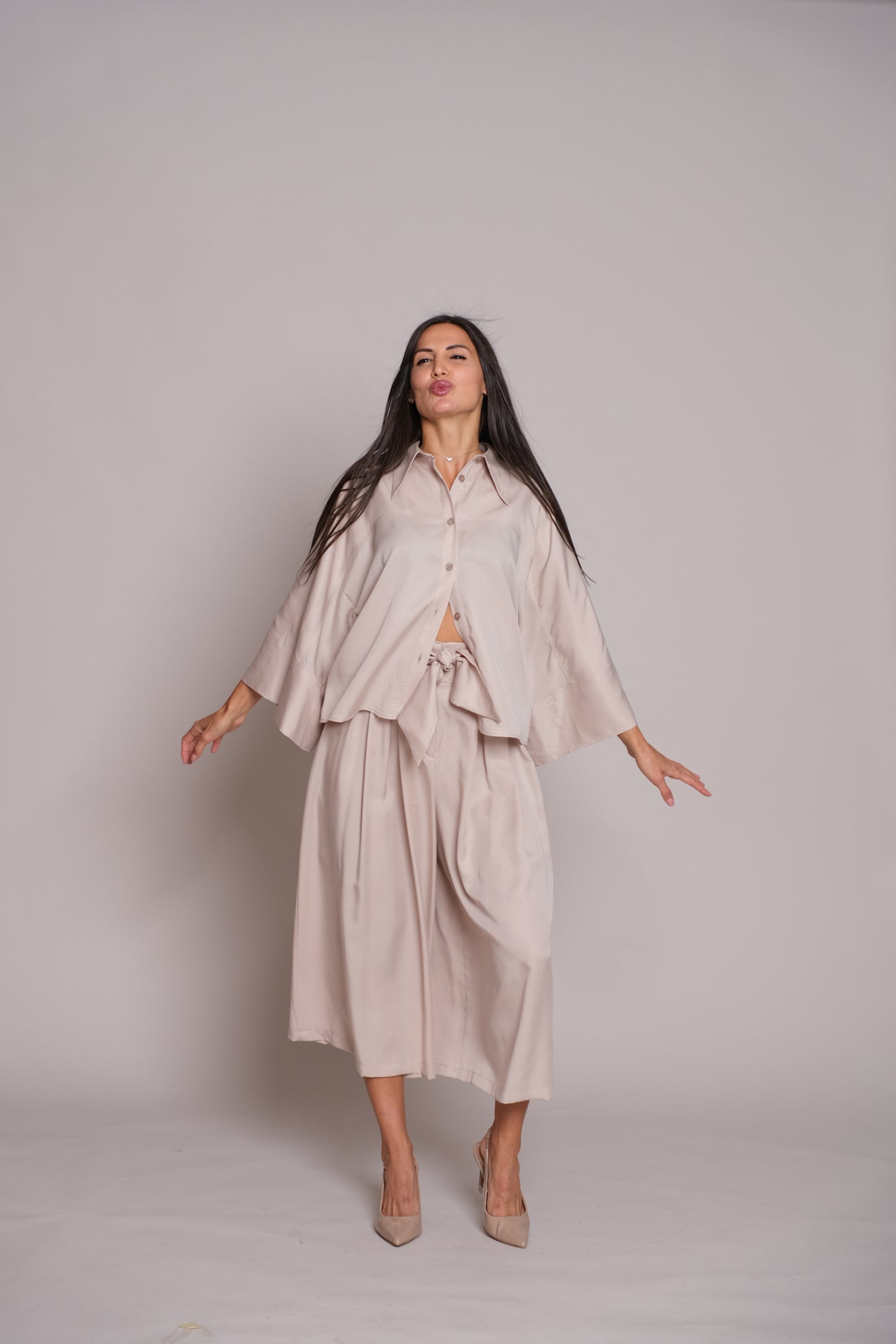 Flair Trousers Beige