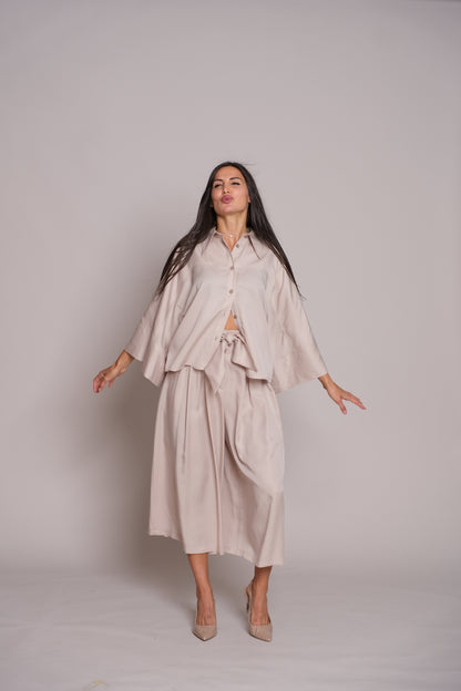 Flair Trousers Beige