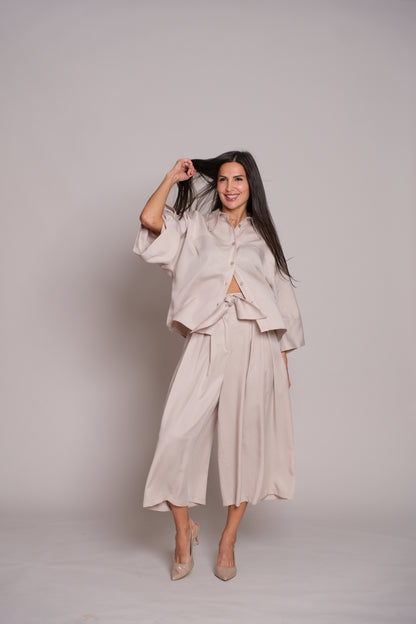 Flair Trousers Beige