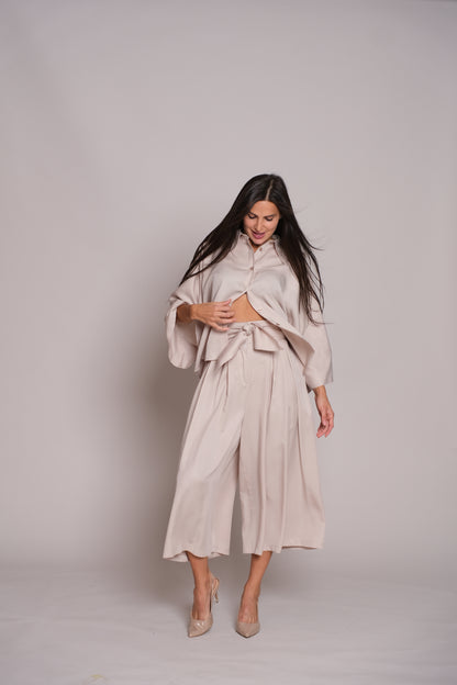 Flair Trousers Beige