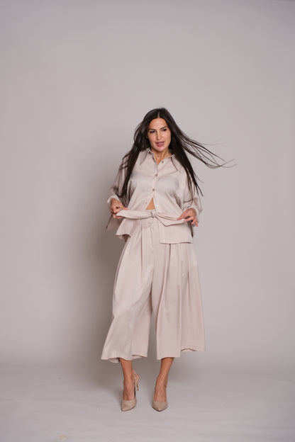 Flair Trousers Beige