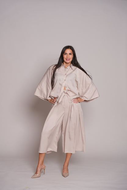 Flair Trousers Beige