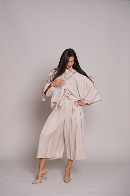 Flair Trousers Beige