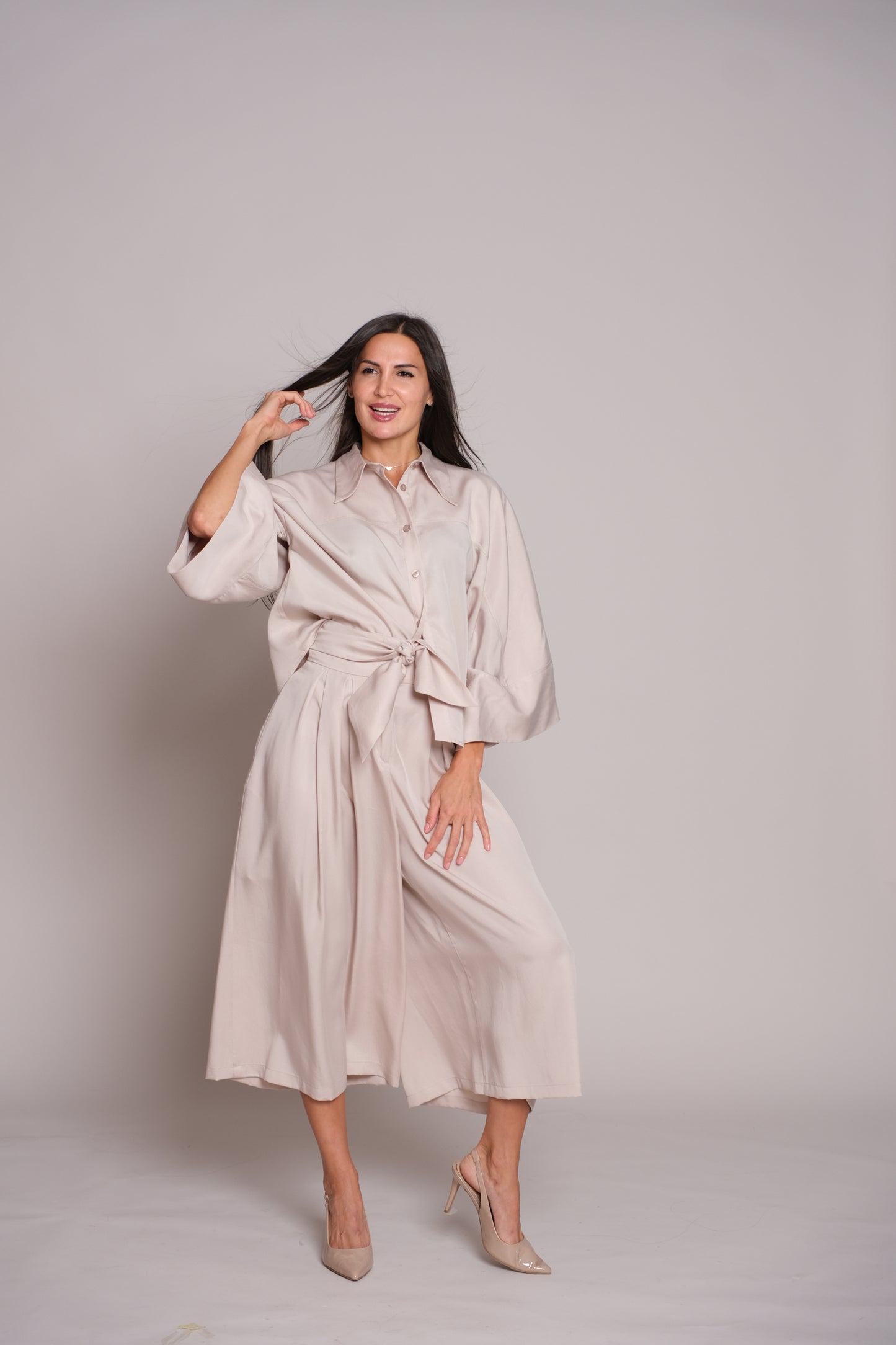 Flair Trousers Beige