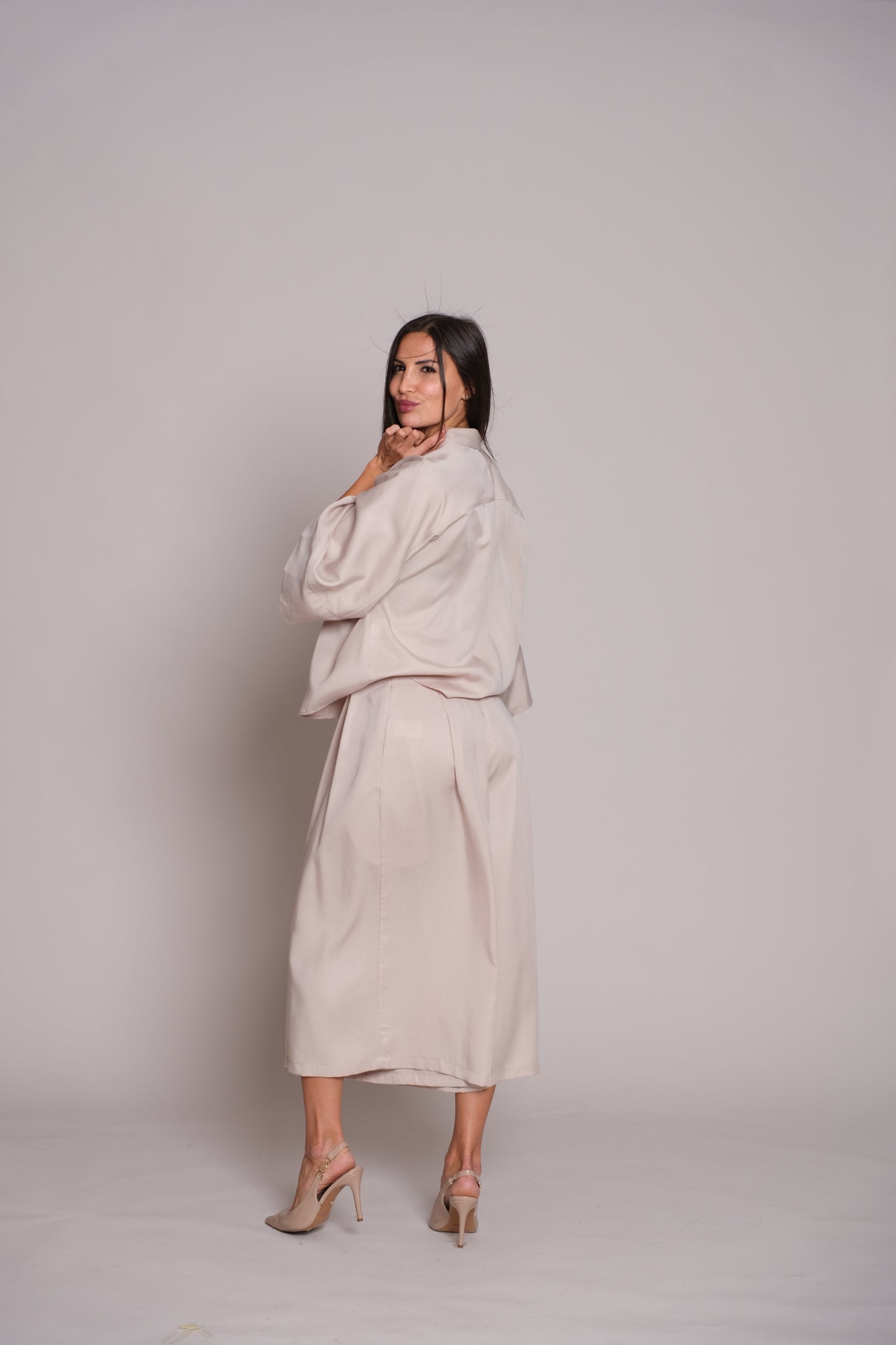 Flair Trousers Beige