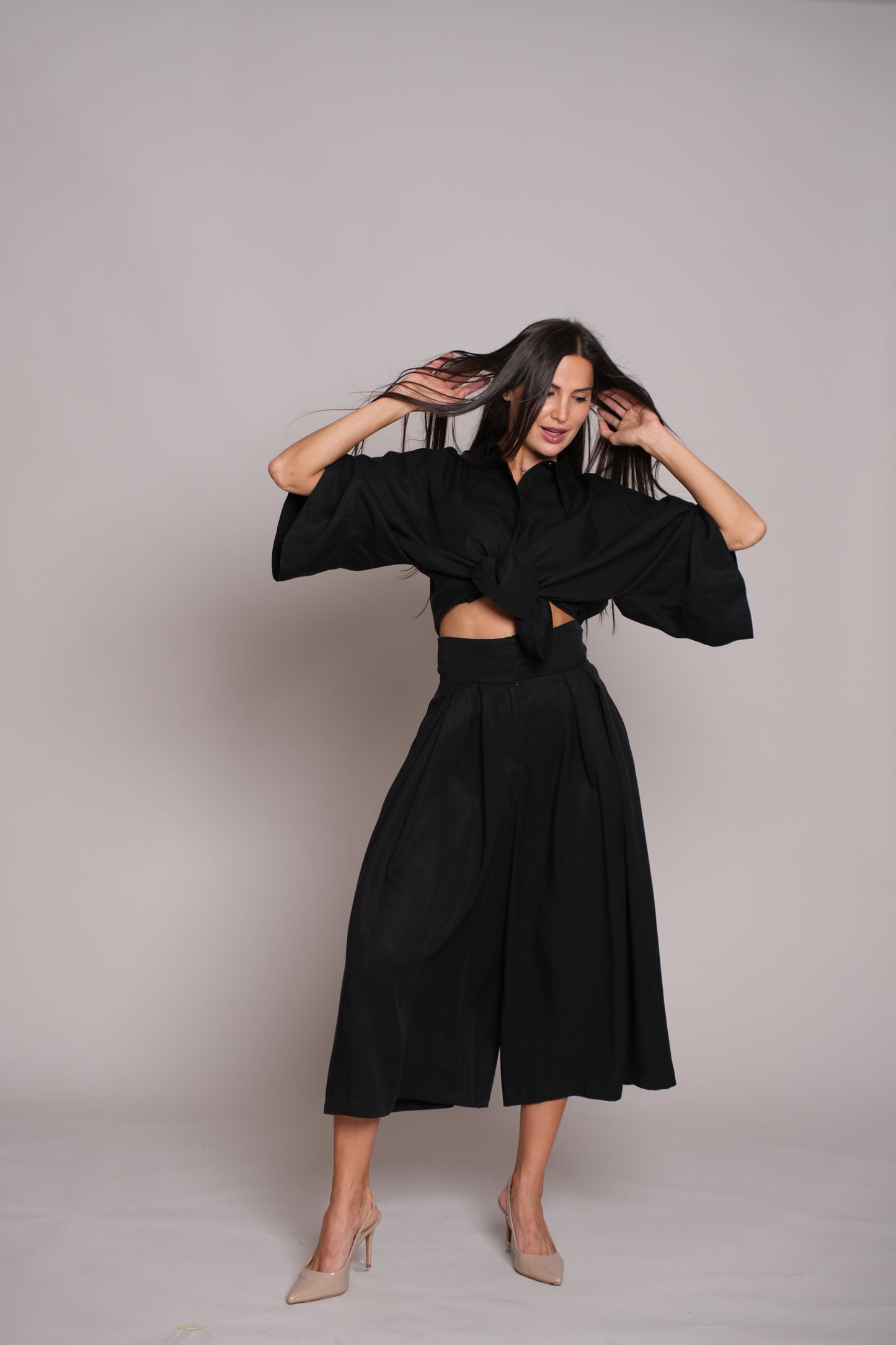 Kimono Shirt Black