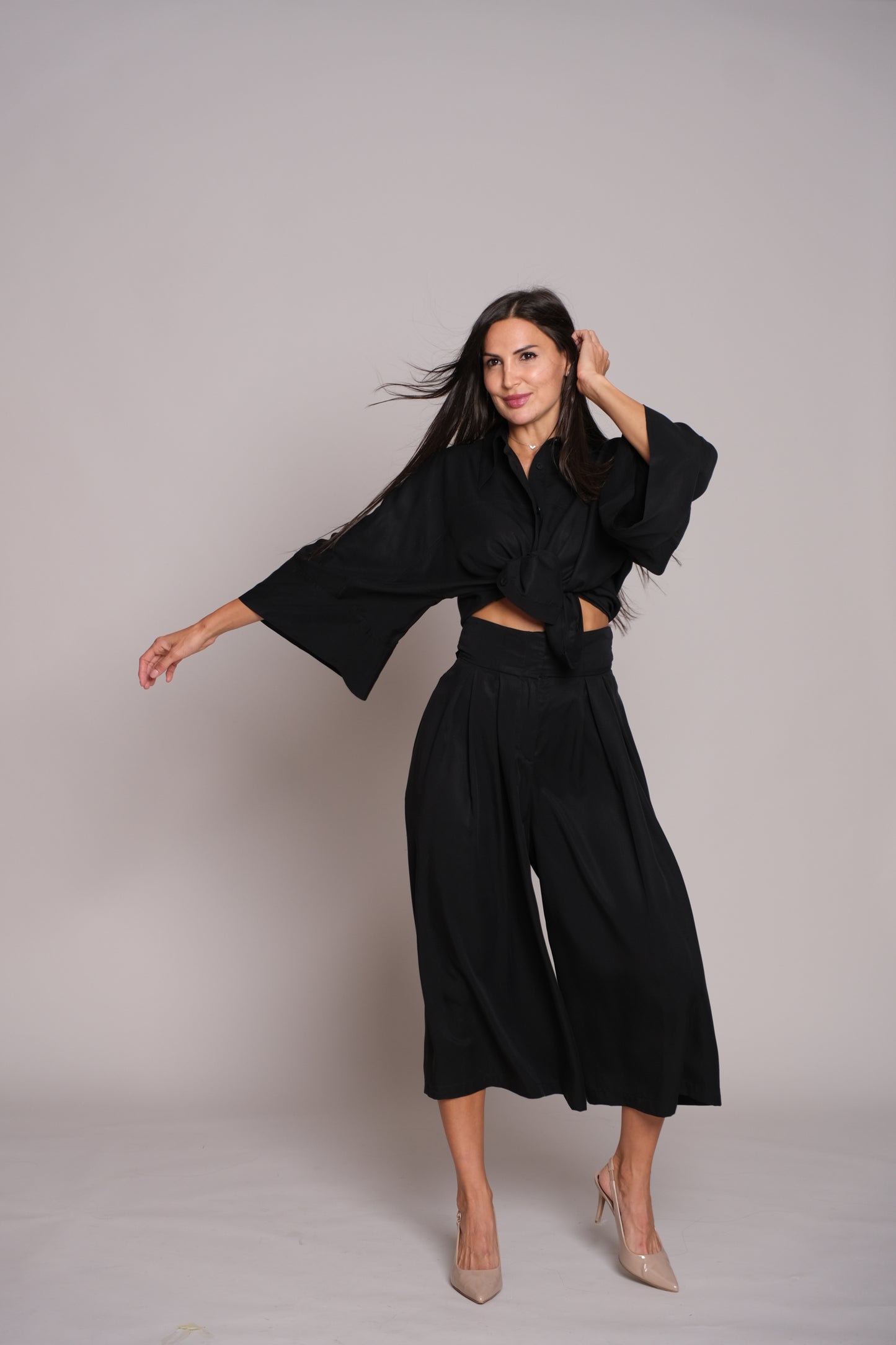 Kimono Shirt Black