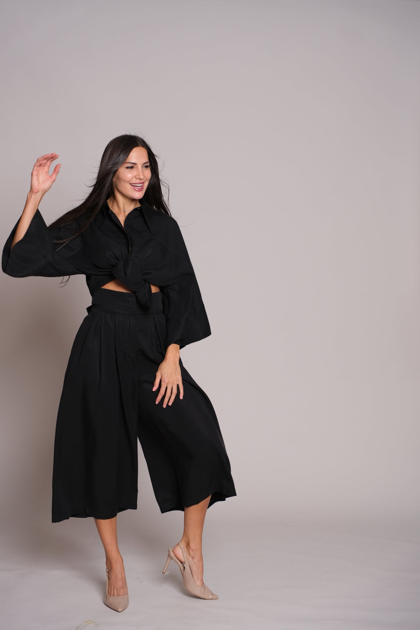 Kimono Shirt Black