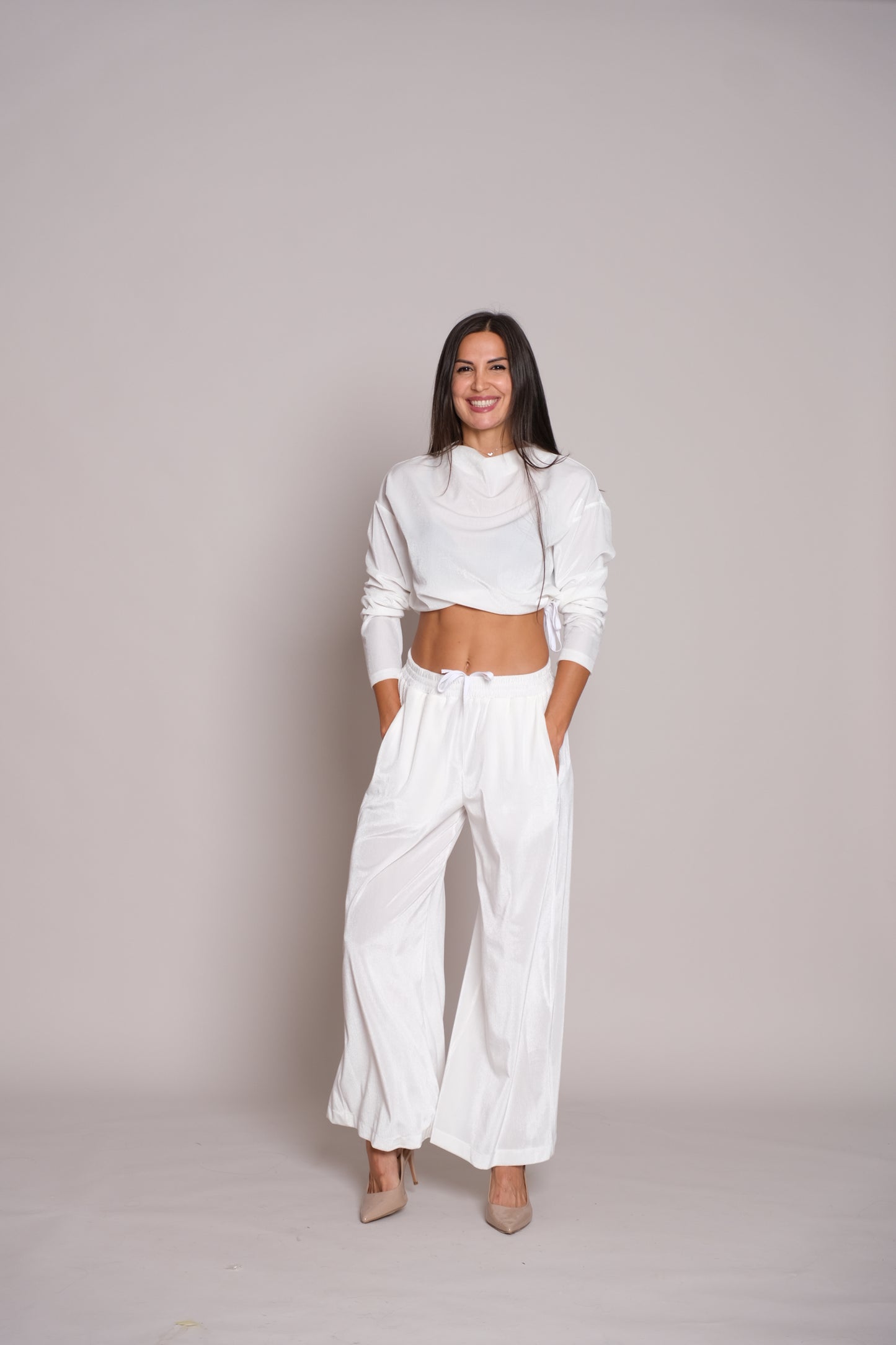 Velora Trousers Pure White
