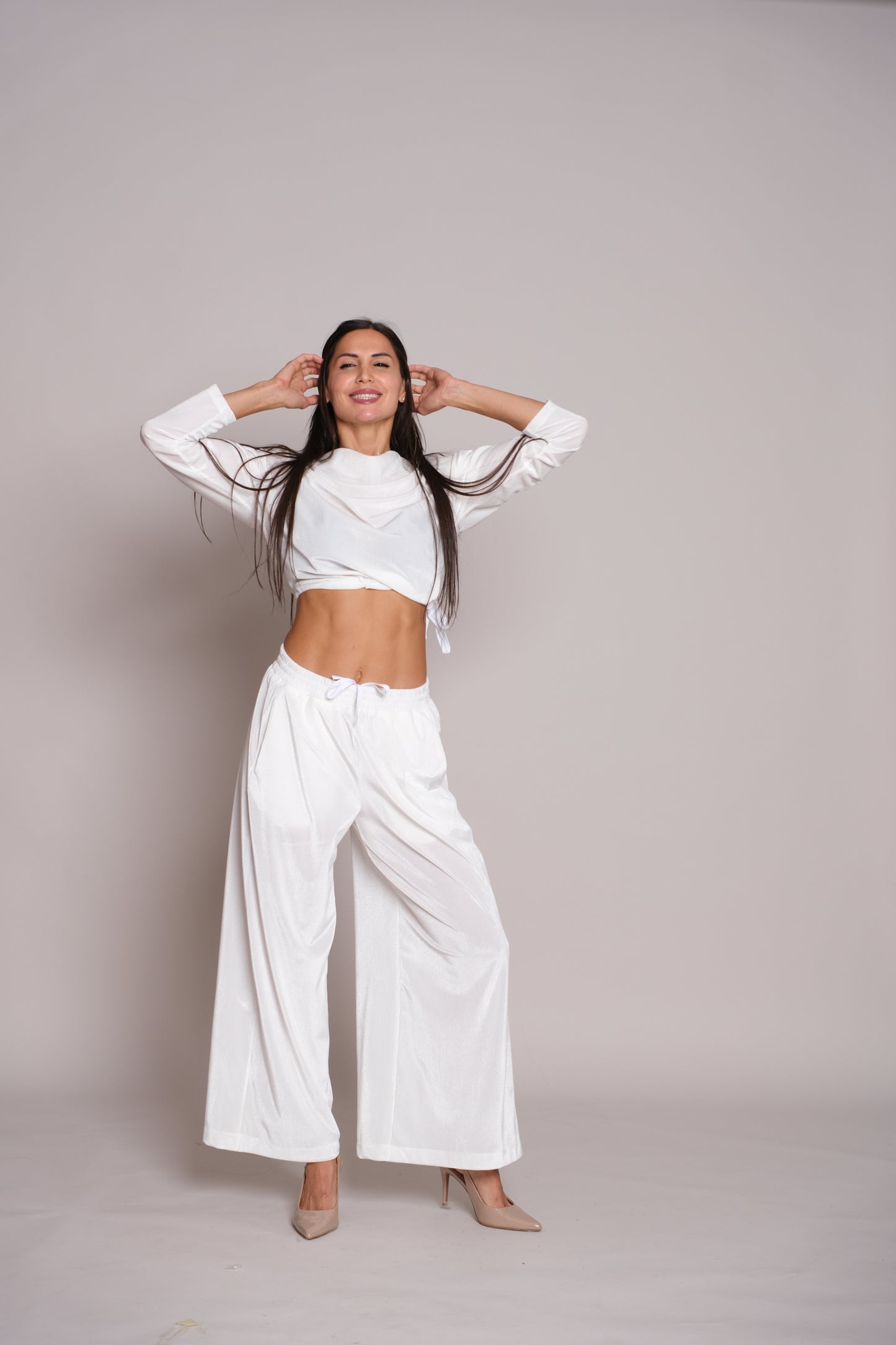 Velora Trousers Pure White