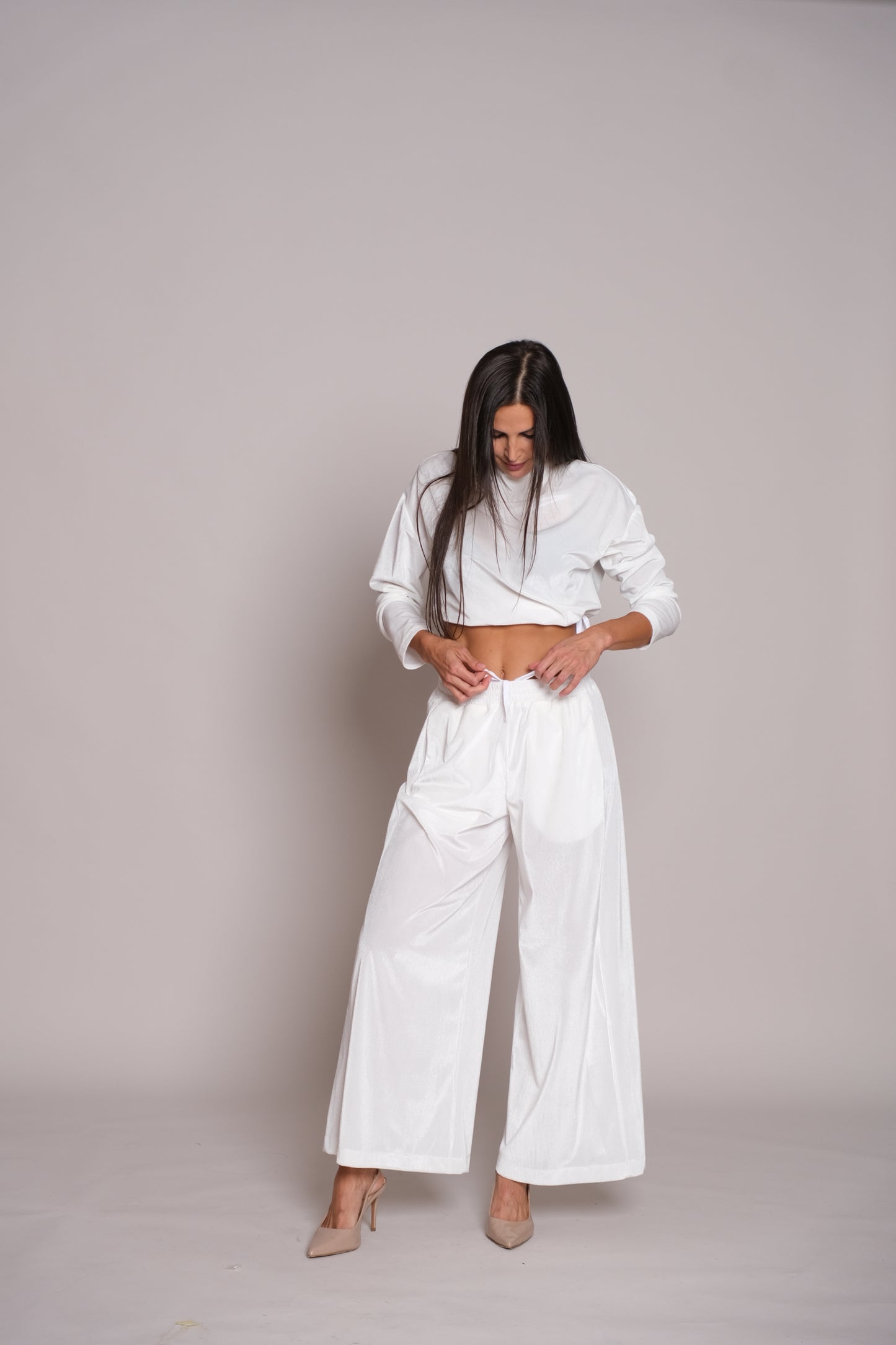 Velora Trousers Pure White
