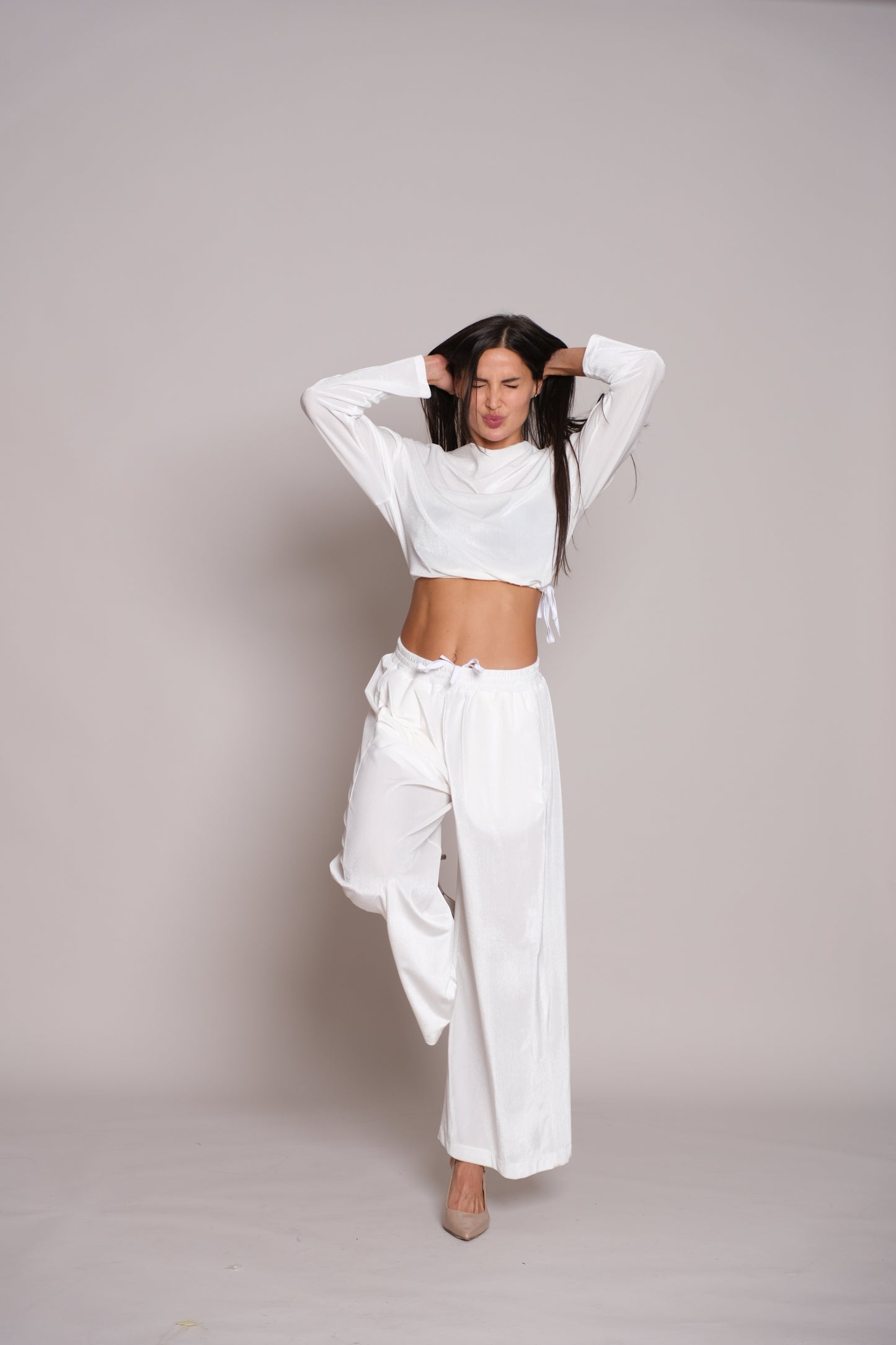 Velora Trousers Pure White