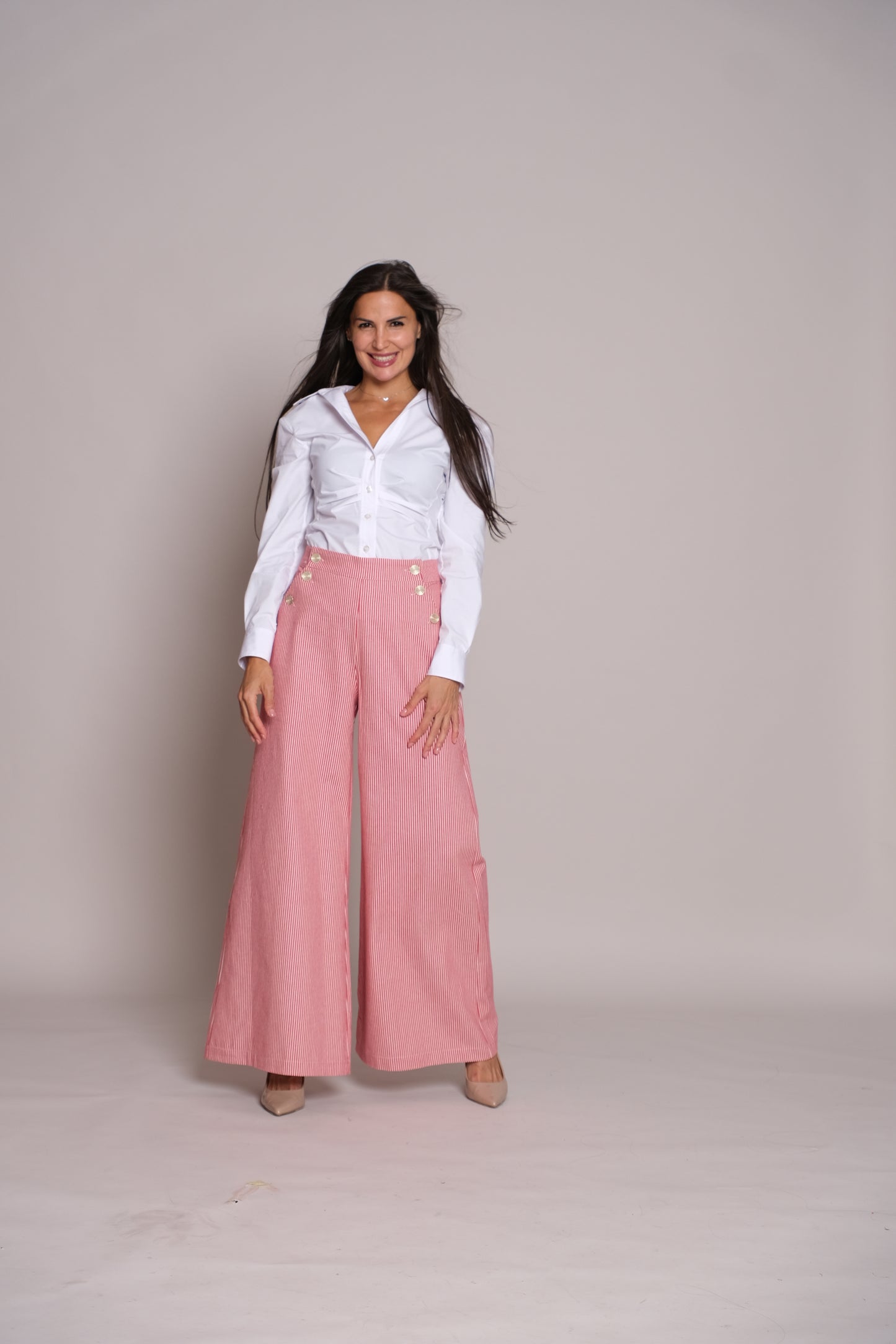 Skyline Trousers Red Stripe