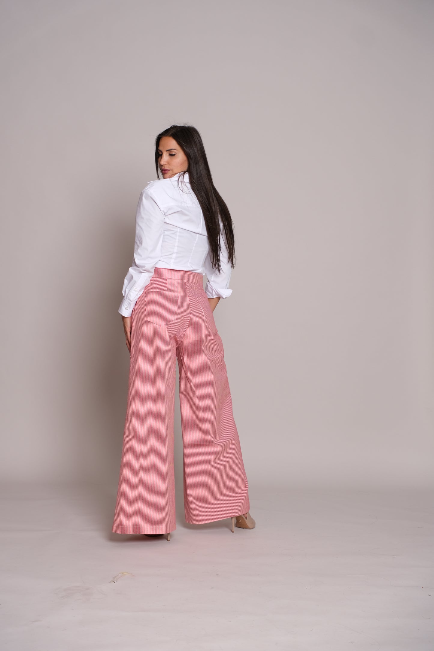 Skyline Trousers Red Stripe