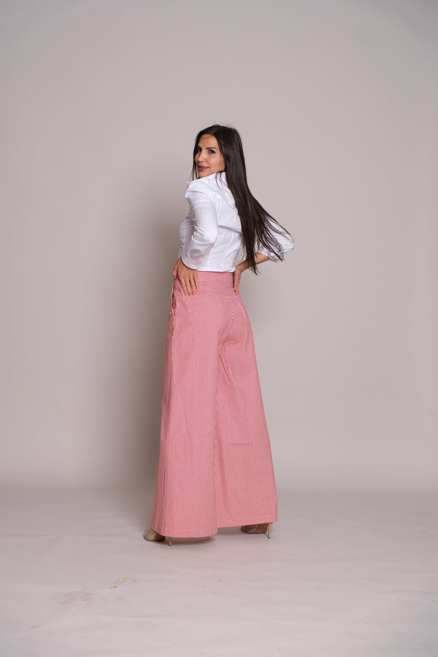 Skyline Trousers Red Stripe